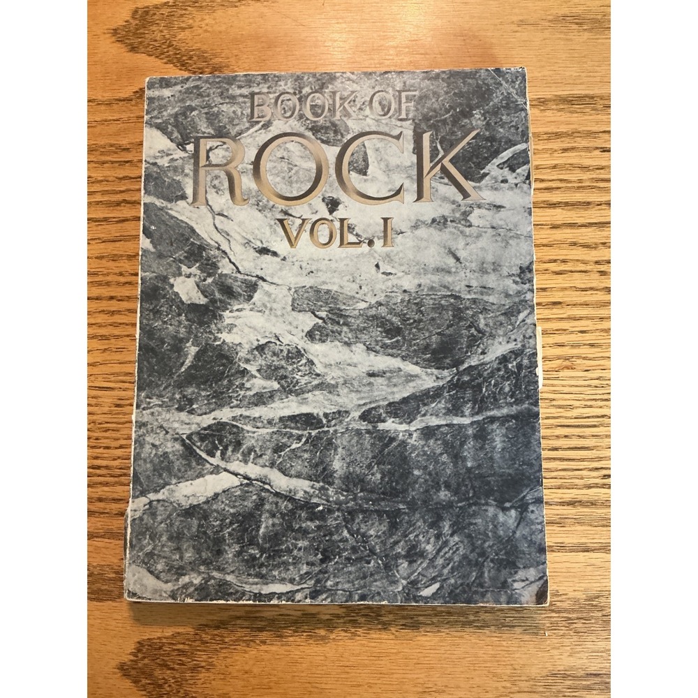 Vintage 1976 Book of Rock Vol I Sheet Music Beatles Elvis Joni Mitchell Revised